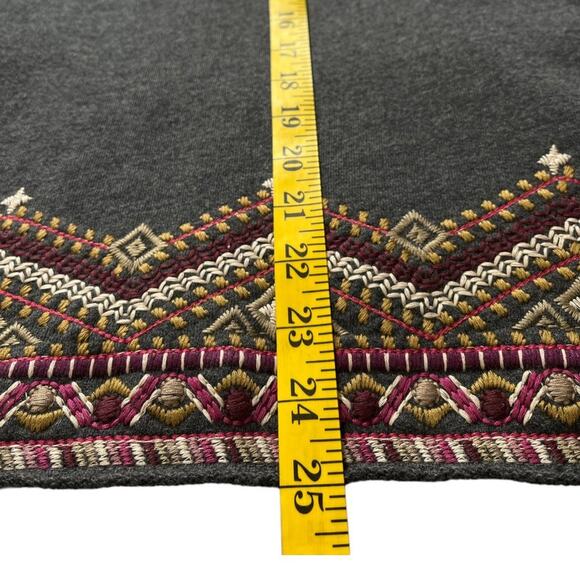 Johnny Was Quinn Embroidered Draped Cardigan Floral S Open Front - Picture 9 of 9